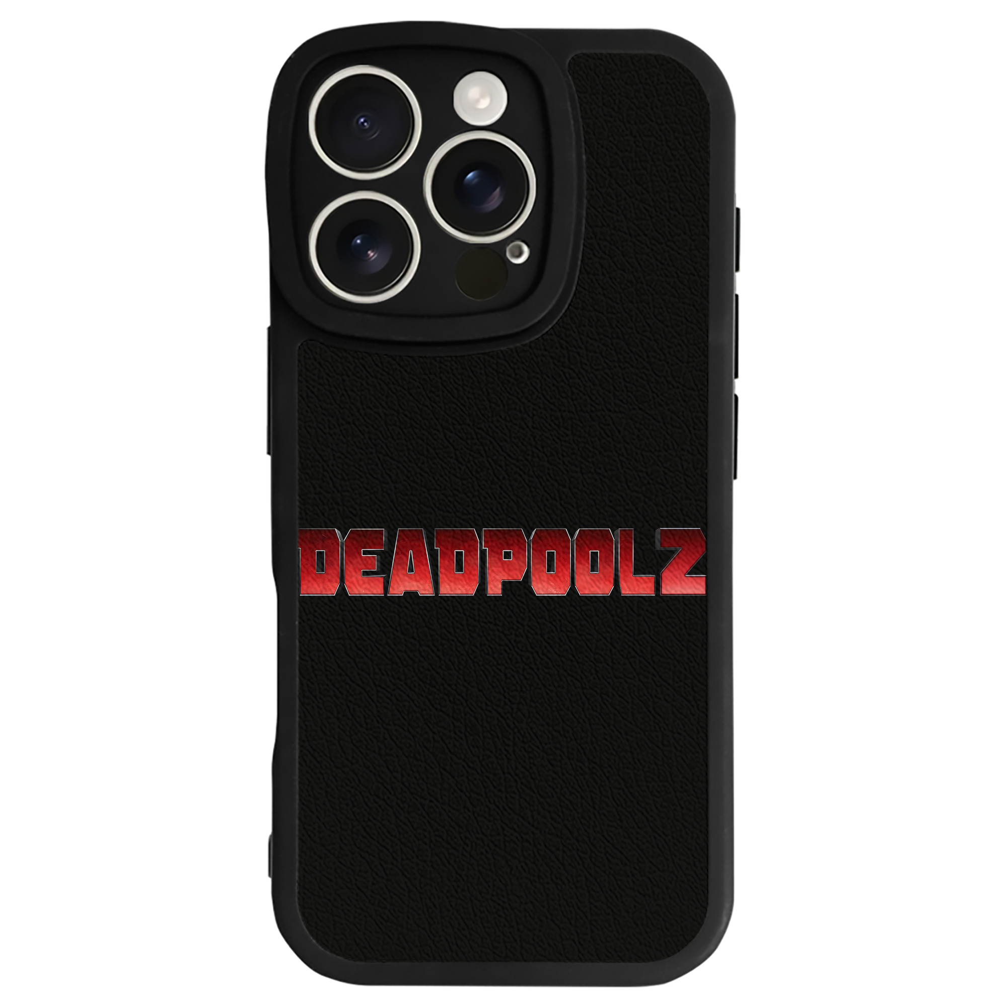 （画像用） Deadpool デッドプール 【iPhone 16シリーズ対応】シリコンスマホケース（レザー調） 材質：シリコン
